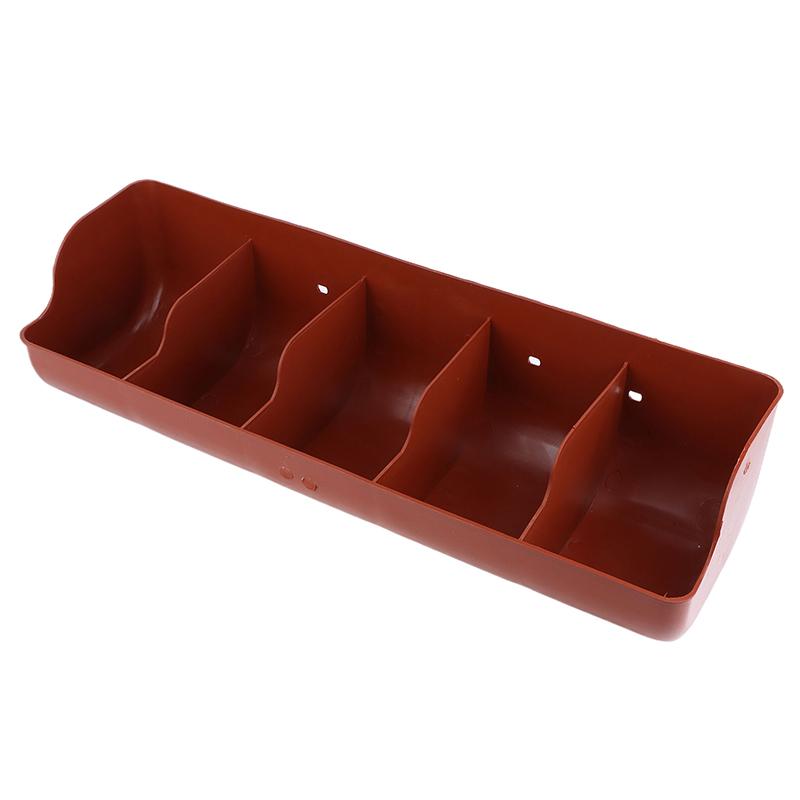 5 Slots Piglet Fodder Bowl Farm Use Livestock Feeding Dish Stable Multi Compartment Feeder for Animals