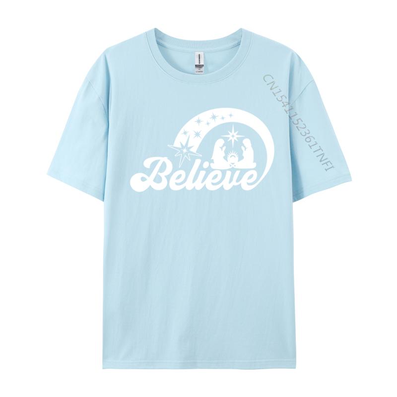 Merry Christmas Believe Brand Crazy Geek T Shirt Oneck Cotton Unisex Luxury Designer Tshirts Geek T Shirt Wholesale