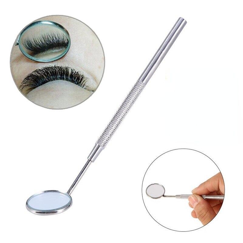 1Pcs Dental Mouth Mirror Multifunction Stainless Steel Checking Eyelash Extension Teeth Whitening Oral Care False Eyelashes Tool
