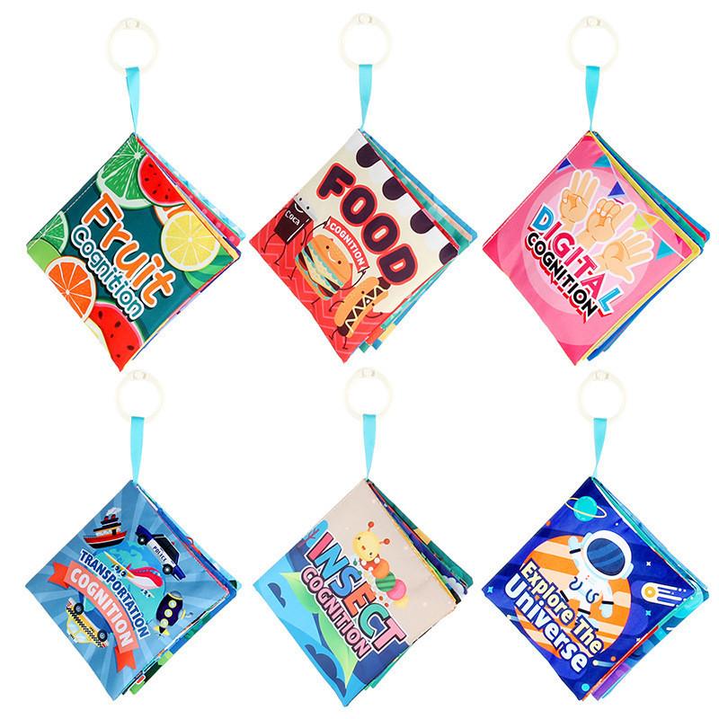 Infant Soft Fabric Cloth Book Babys Early Cognitive Educational Supplies