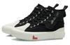 Li Ning CF Wear resistant And Lightweight High top Skateboard Shoes Men's Black White AGCR319-2