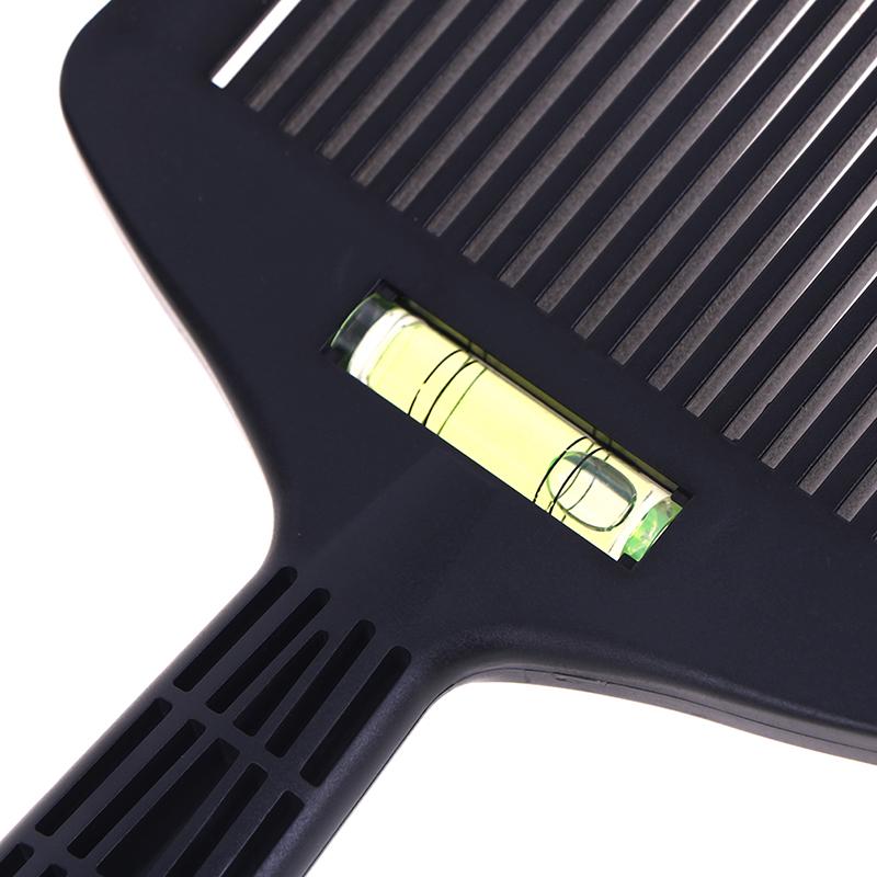 Clipper Comb Barber Styling Dyeing Comb Anti-Slide Handle Plastic Flattop Comb