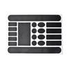 Protective Stickers For Frame Black Matte, 20 Pcs.