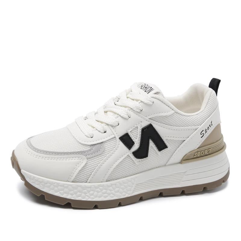 Thick-soled N-character Forrest Gump Shoes Women's Spring and Autumn 2025 Korean Version of Super Fire Dad Shoes Casual Running Muffin Sneakers