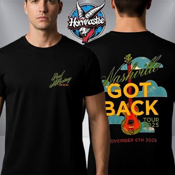 Paul McCartney Got Back Tour Nashville 2026 At The Pinnacle Nashville Yards Tee XXXXL