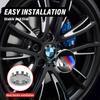 4Pcs 56/68mm Car Wheel Center Hub Cap Auto Accessories For BMW M Performance E90 E36 E39 E46 E60 F10 F30 G20 G21 G30 F15 X5 G11