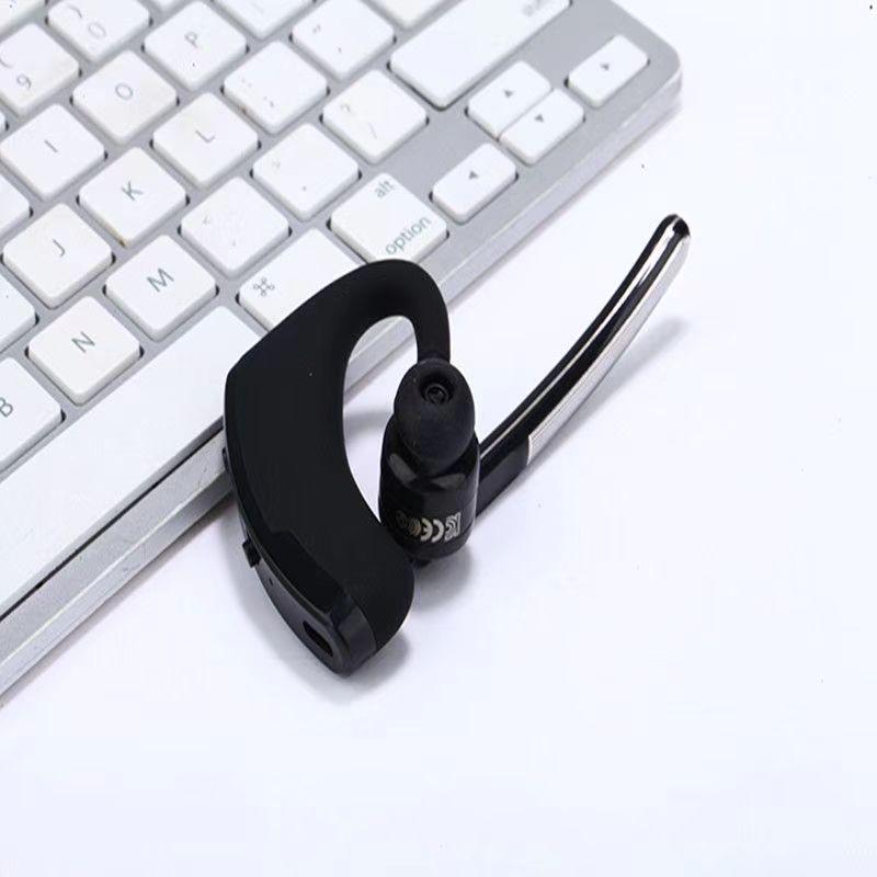V8 Bluetooth Earbuds: Upgraded Wireless Clip-on Stereo Ear Hook for Android & Apple