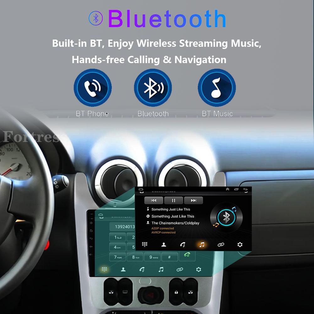 Android 13 2 din Radio Car Multimedia autoradio Pentru Renault Logan 1 Sandero 2009-2015 Dacia Duster Carplay 4G GPS 2din fără DVD