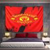 Manchester United Logo Design Pattern Wall Hanging Tapestry Decorative Tapestry Home Decor for Bedroom and Living Room