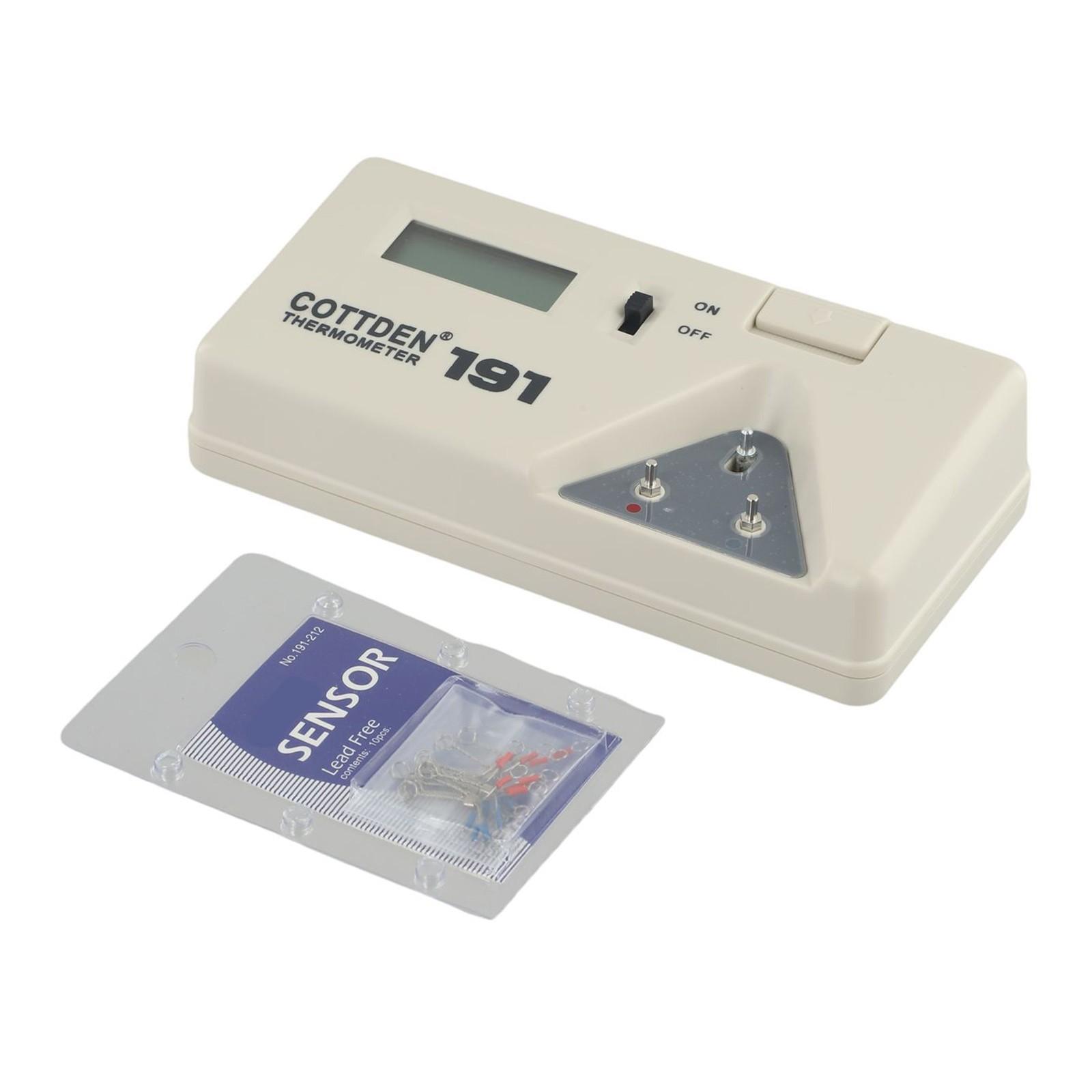 

191 Тестер температуры ЖК-цифровой дисплей Термометр для наконечника паяльника + Линия