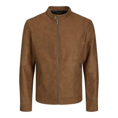 Jack And Jones Mens Plain Zip Pocket Jacket