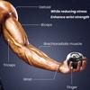 Auto-Start Wrist Ball Exerciser Adjustable Resistance Forearm Trainer Strengthener Torque Ball with Light Muscle Joint Exercise Gyro Ball Hand