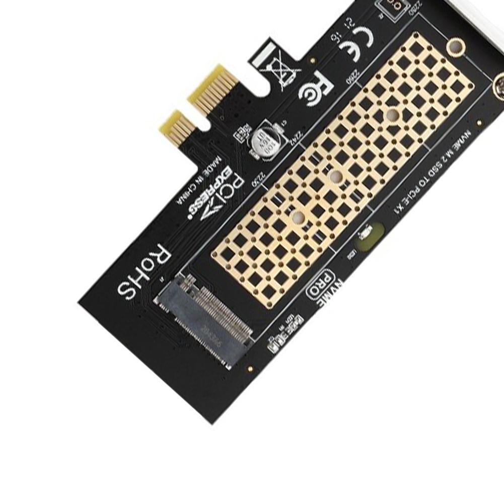 M.2 NVME SSD To PCIe 3.0 X1 Adapter Card 8Gbps Full Speed SSD PCIE X1 Expansion Card Support 2230 2242 2260 2280 For Desktop PC