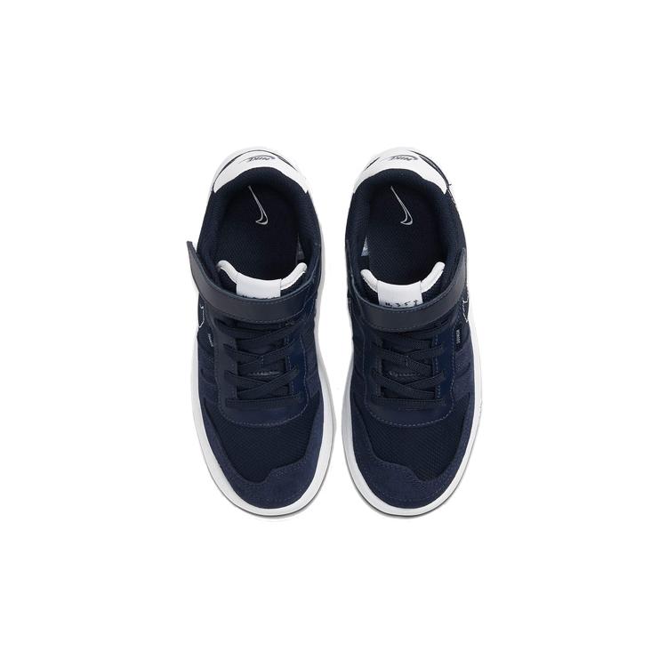 Nike Squash Type Low top Kids' Skateboarding Shoes Dark Navy Blue Children Aged 3 7 Years Old CJ4120-400