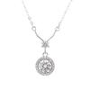 Moissanite S925 Sterling Silver Mermaid Tail Necklace - Elegant Clavicle Chain for Women