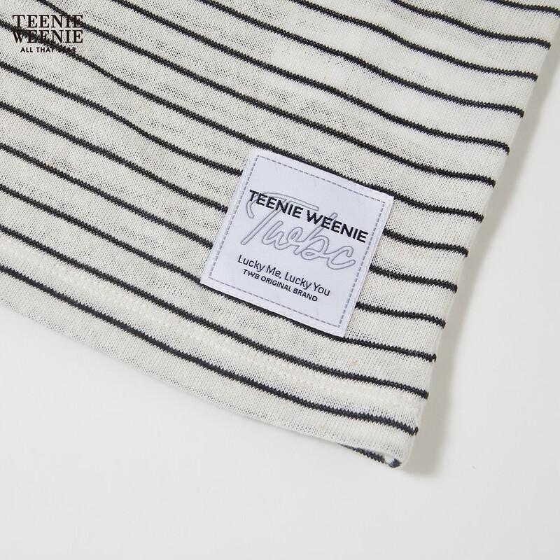 Teenie Weenie Women's Striped Bear T-Shirt