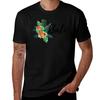 Floral Bali Design  Tropical Paradise Blossom TShirt Daily Casual Short Sleeve Tee Shirt