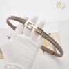 Leather Pair Buckle Adjustable Thin Belt Decoration With Skirt Waist Free Punching Small Belt