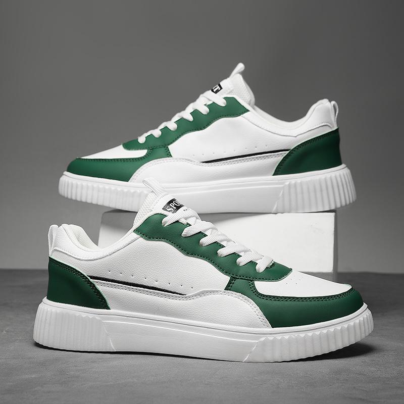Korean Style Casual Couple Board Shoes - Lightweight, Cold-Adhesive, High-Quality Little White Sneakers