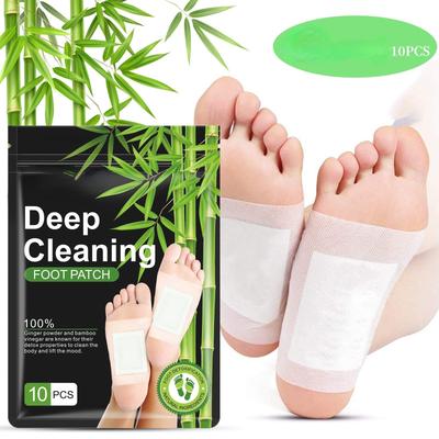 Přírodní náplast na detoxikaci nohou 10ks/sáček je užitečná při čištění spánku a péči o zdraví