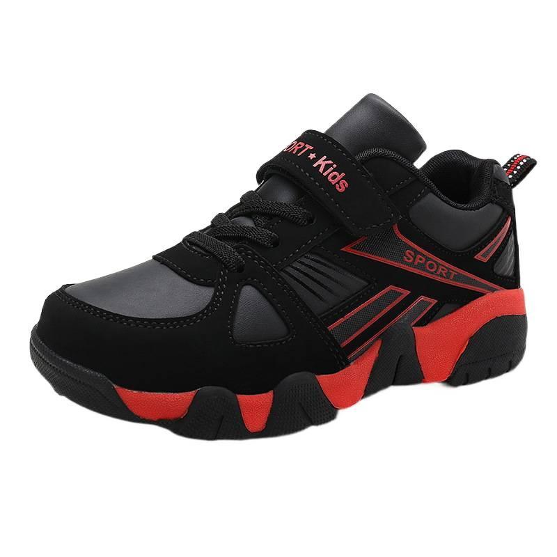 Boys Shoes 6-12 Years Old Children's Sports Shoes Spring and Autumn Breathable Wear-resistant Non-slip Middle and Older Children's Running Tide Shoes