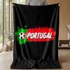 Portugal-Themen-Decke Weiche Flanelldecke Plüsch-Überwurf Gemütliche Sofa-Bett-Decke für Heimdekoration