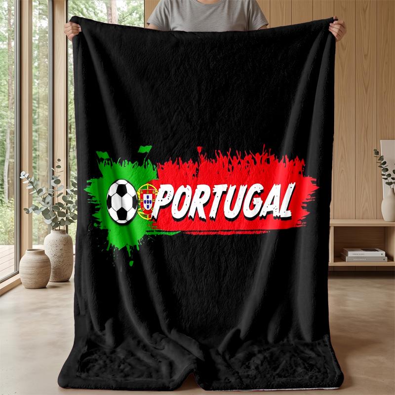 Portugal-Themen-Decke Weiche Flanelldecke Plüsch-Überwurf Gemütliche Sofa-Bett-Decke für Heimdekoration