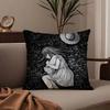 Anime G-Goodnight P-Punpun Pillow Case Anti-dustmite Pillowcase Invisible Zipper Silky Short Plush Sofa Cushion Cover