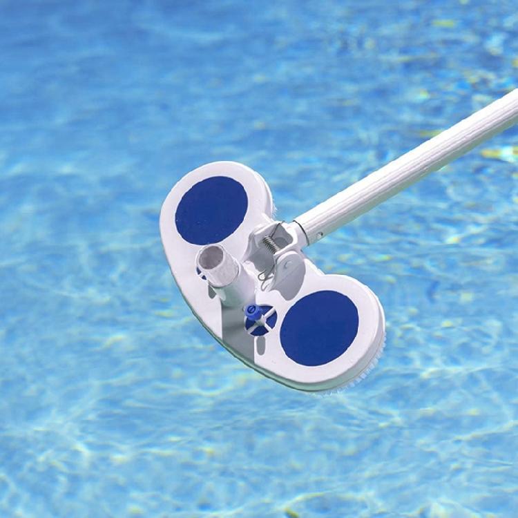 Swimming Pool Cleaning Flat Brushes 13" Plastic Bristle Vacuum Cleaner Suction