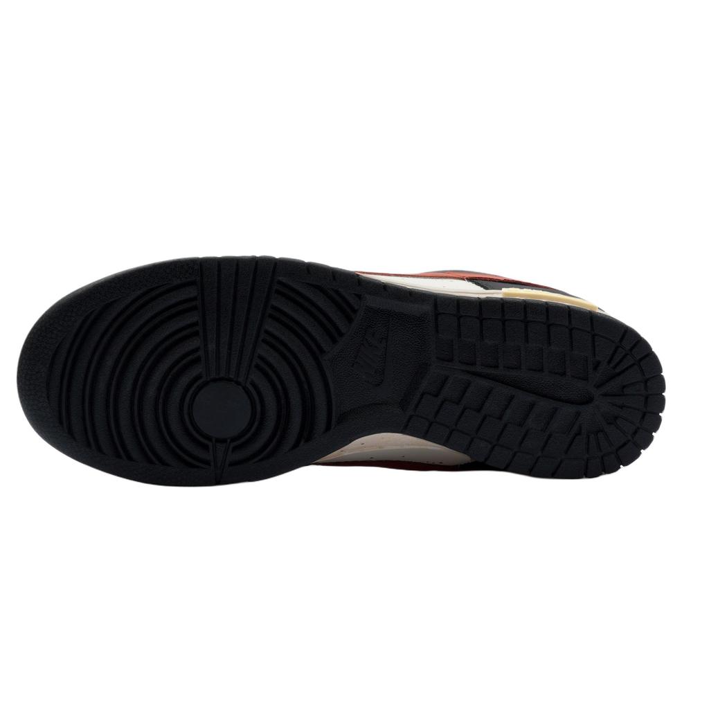 Nike Dunk Abrasion Resistant Abrasion Resistant Low Top Skateboard Shoes Unisex Black Red DD1391-100(Team1192-)