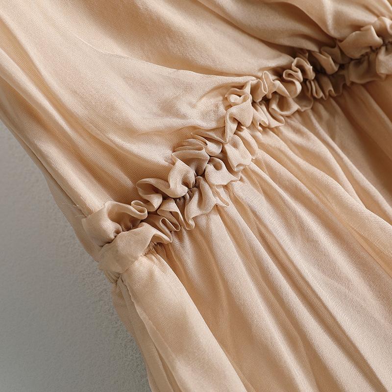 2025 Summer New Heavy Silk Dress Women's Medium and Long Sleeveless High-end Mulberry Silk Thin Long Dress OL Hair