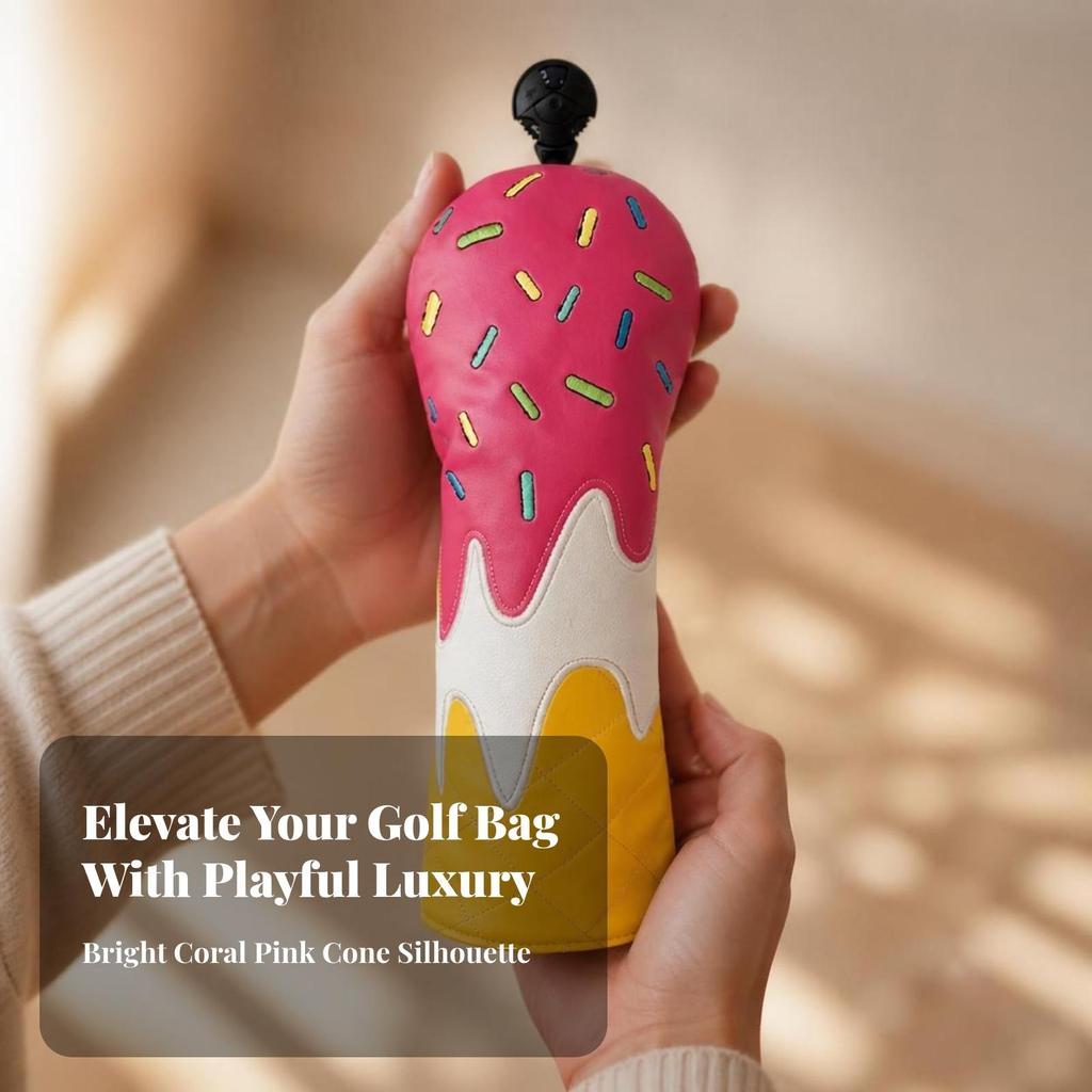 Stylish Golf Club Headcover Long-Lasting PU Safeguarding