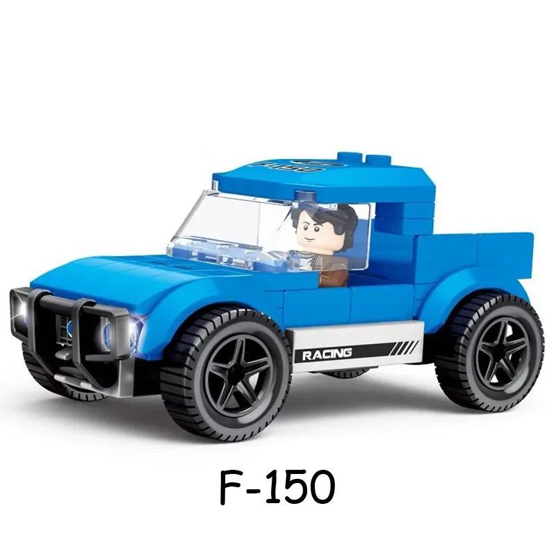 City Patrol Police Motorcycle Car Pursuit Prisoners Model Building Blocks Enlighten Action Figure Toys For Children