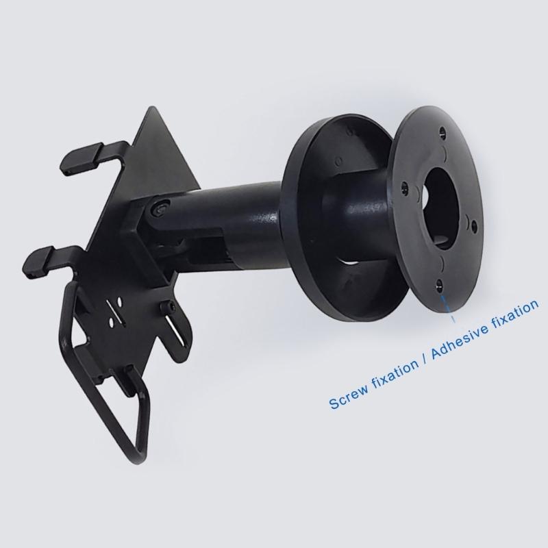 Desk Mounted POS Machine Bracket Antislip Pad POS Machine Display Bracket Cashiers Rack for Cash Register