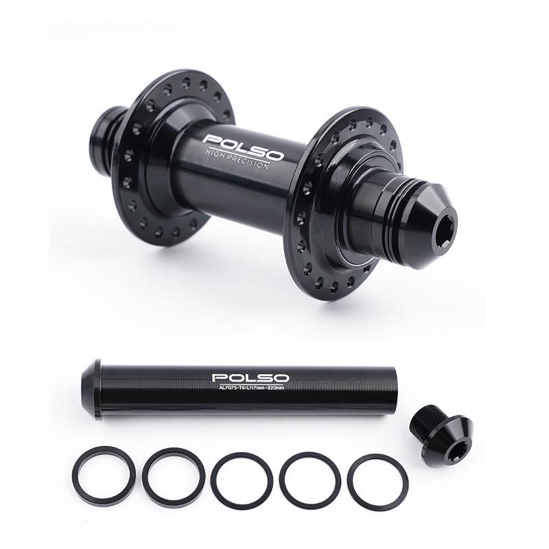 High-Strength BMX Thru-Axle Peg with 100x20 Aluminum Alloy Front Hub