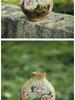Valley Hand-Painted Rose Ceramic Vase for Living Room Decor, Flower Arrangement, or Hydroponic Use