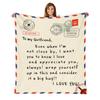 Gift To Daughter Son Girlfriend Wife Throw Blanket for Birthday Thanksgiving Valentine's Day Gift Soft Lightweight for Couch Bed