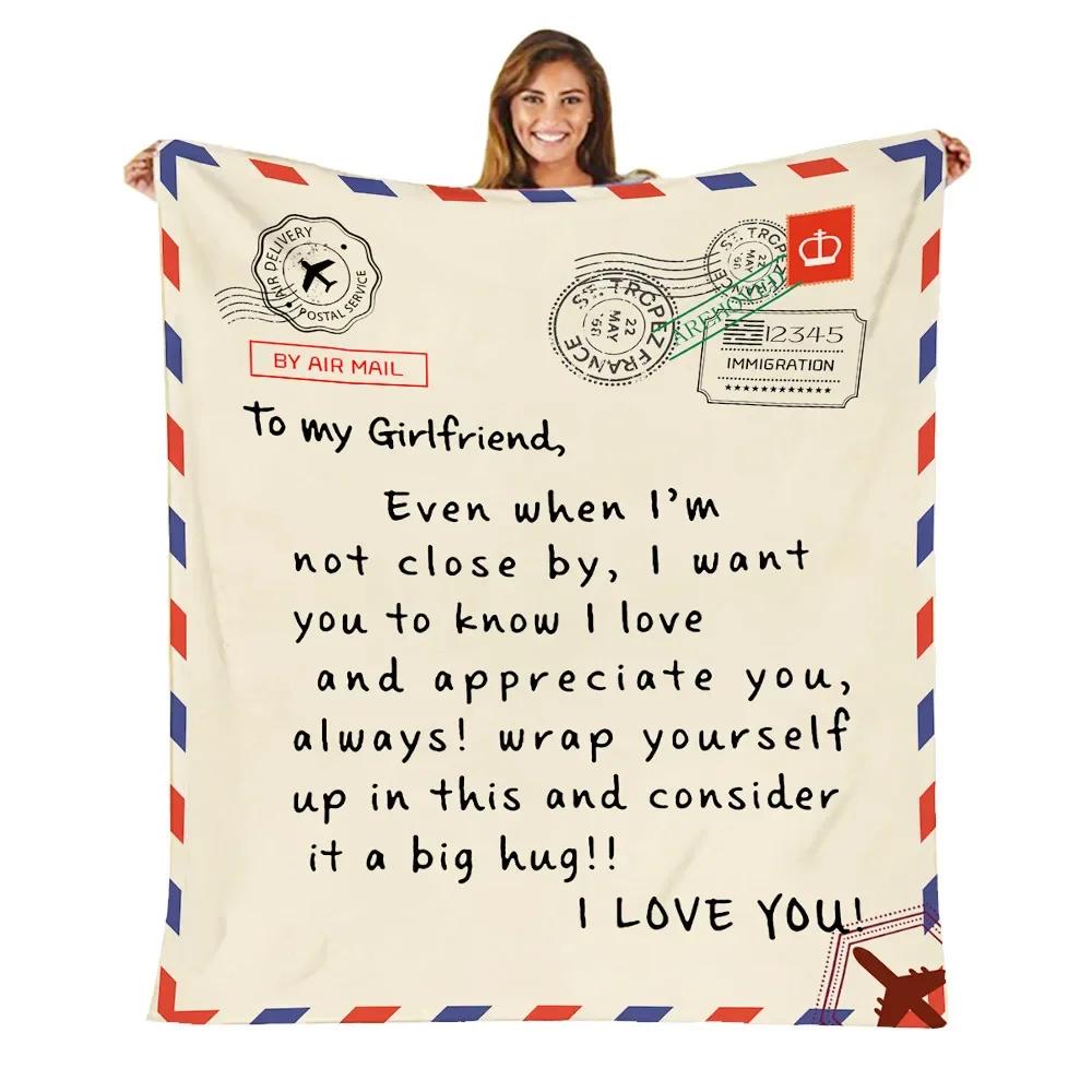 Gift To Daughter Son Girlfriend Wife Throw Blanket for Birthday Thanksgiving Valentine's Day Gift Soft Lightweight for Couch Bed
