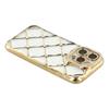 For iPhone 16 Pro Max Case Rhinestone Decor Electroplating TPU Phone Cover