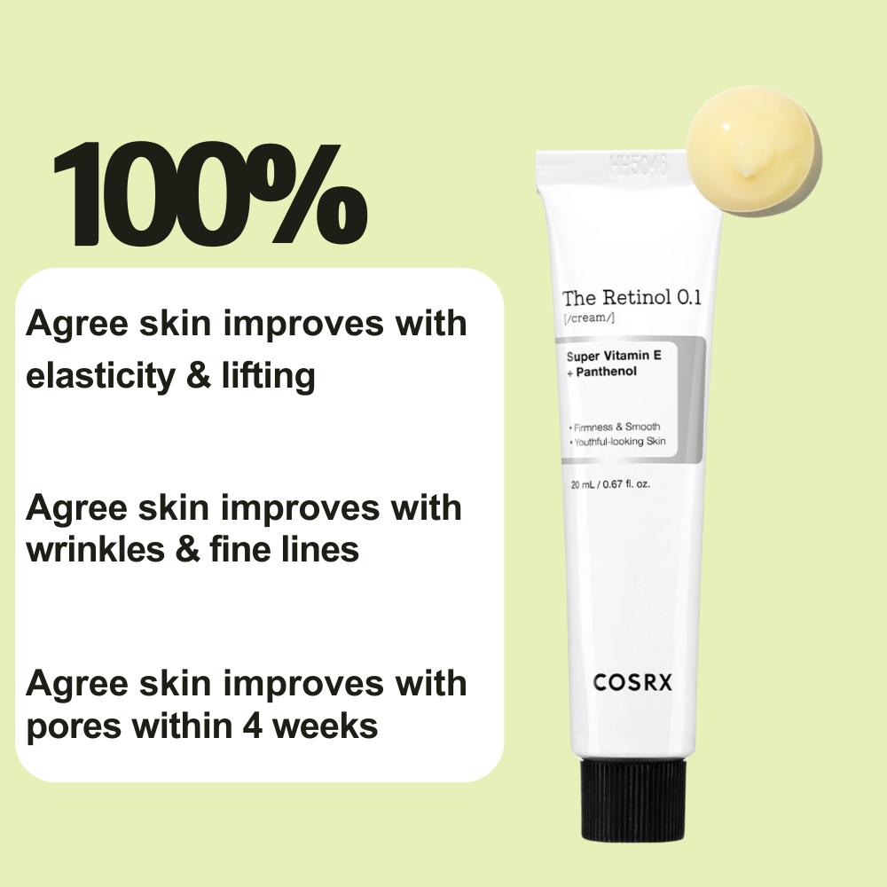 COSRX La crème au rétinol 0,1, la crème 0,3 et l'huile 0,5 (20 ml),