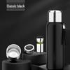 316 Stainless Steel Men's Large Capacity Insulated Outdoor Travel Mug with Tea & Water Separation, Custom Logo