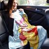 1pc Winnie the Pooh Piglet Blanket Perfect for Home Decor, Couch Blanket, Travel , Office Nap Gift Soft Throw Ideal for Room Decor, Bedroom, Living
