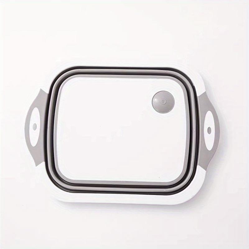 Collapsible Cutting Board Multifunction Folding Fruit Washing Basket Space-Saving Portable Basins Outdoor Camping Kitchen Tool