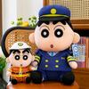 Firefighter Crayon Small New Plush Toy Cute Police Small New Doll Pillow Ragdoll Doll