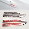 FIQ1 1Pairs 3D Metal Mugen Side Fender Emblem Badge Sticker Car Body Styling Accessories For Honda Civic Odyssey Accord CR-V FIT City