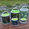 1Pcs Thickened Folding Fishing Bucket Hard Bottom Water Collection New Water Bag