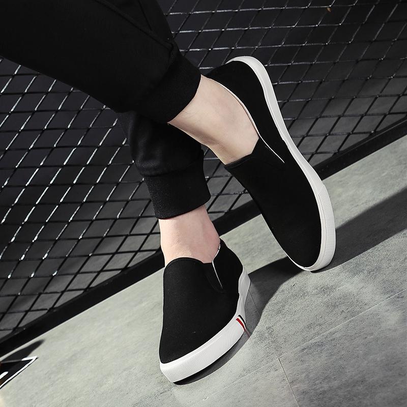 35-47 Unisex módní plátěná obuv Protiskluzová prodyšná obuv pro volný čas Pánské boty velké velikosti