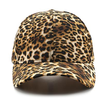 Hat Spring and Autumn Personality Leopard Print Baseball Cap Outdoor Sports Travel Sunscreen Shade Cap