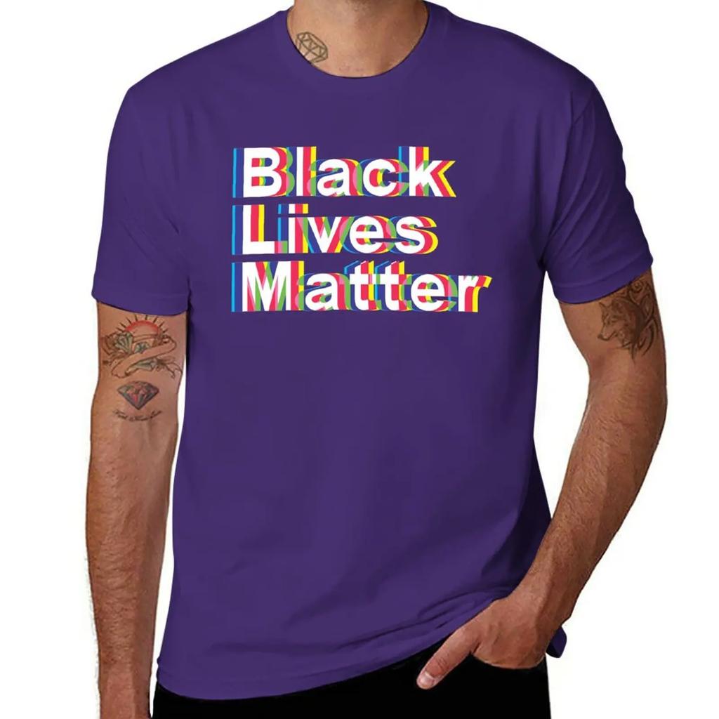 Black Lives Matter T-Shirt tees anime Men's t-shirts