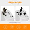 TESSAN Travel Universal Charges 6 Devices Includes 2 AC 2 and 2 Ideal for Traveling To Hong and Europe C, BF, O, A-Type Adapter, Compatible,